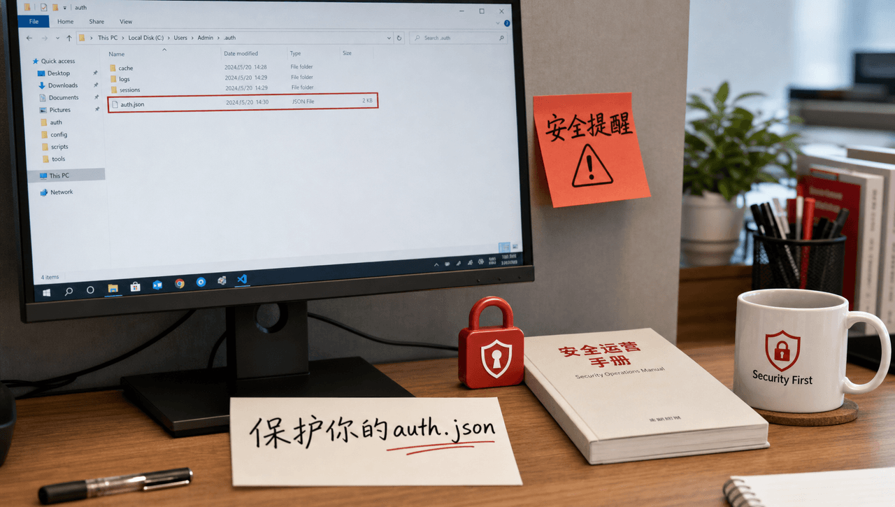 Codex auth.json 是什么:位置、风险与安全排错