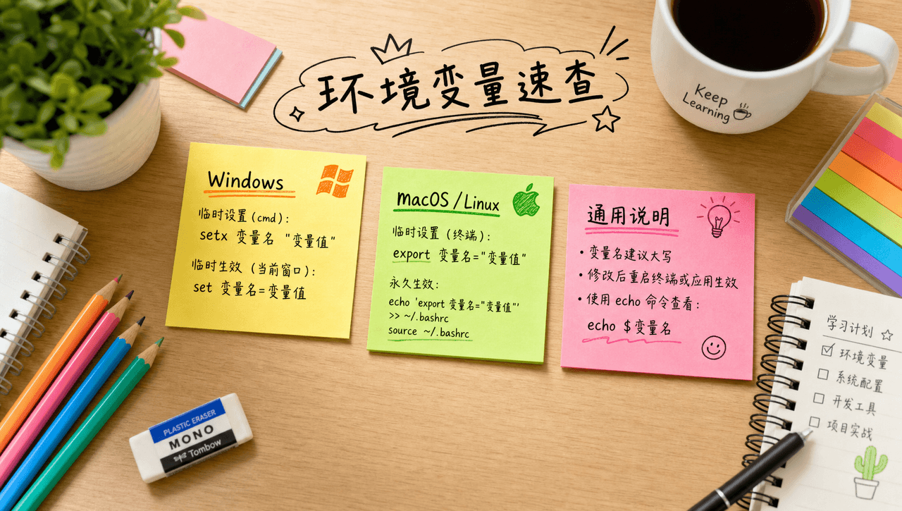 Codex 环境变量怎么配:macOS、Linux、Windows 与排错