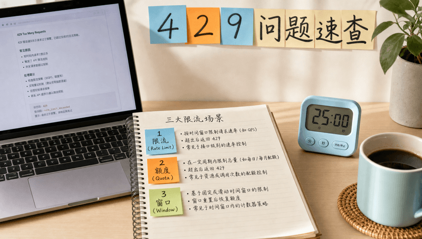 Codex 429 Too Many Requests 怎么解决?先分清限流、额度还是使用窗口